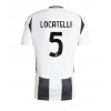 Juventus Manuel Locatelli #5 Heimtrikot 2024-25 Kurzarm